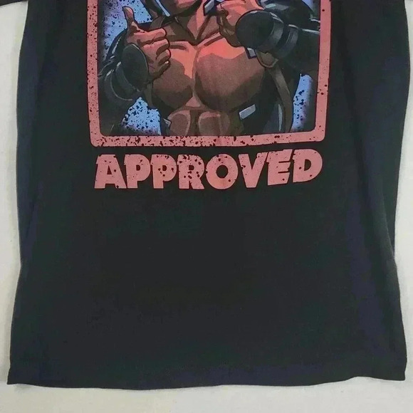 Deadpool Marvel T-Shirt Size Medium Black Graphic Movie EUC‎ - Picture 7 of 14